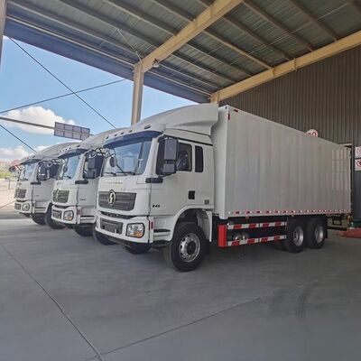 comprar Shacman L3000 6x4 Box Truck RHD Heavy Duty 340HP 380HP Veículo de transporte de carga a diesel online manufacture