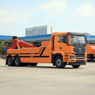 Buy Flatbed Rotator Wrecker Tow Truck Remote Control 8x4 Shacman H3000 online manufacture