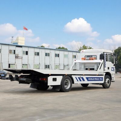 Buy Shacman 6 Wheel Heavy Duty Wrecker Truck 210HP with Road Rescue Flat Low Towing Equipment 10ton Capacity for Towing Service online manufacture