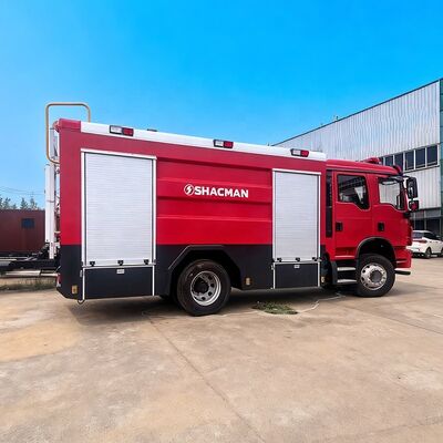 comprare Nuovo autocarro antincendio multifunzionale SHACMAN 4x2 con torre schiuma/acqua a polvere secca regolabile e centrale antincendio online manufacture