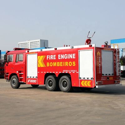 Buy 6x4 10000 Liter Street Rescue Fire Rush Truck 10 Ton 2 Ton Foam Fire Extinguishing Truck online manufacture