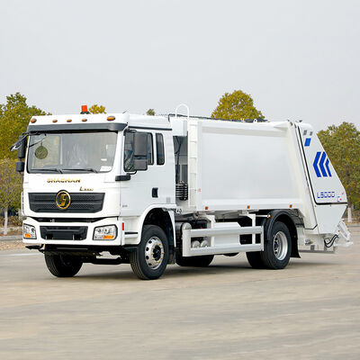 comprar Shacman L3000 4 * 2 compactador camión de basura 230hp Euro 2 14m3 rechazar la basura camión online manufacture