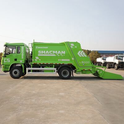 comprare Compattatore a quattro ruote Camioneria elettrica diesel Camione di raccolta dei rifiuti con cilindro idraulico online manufacture