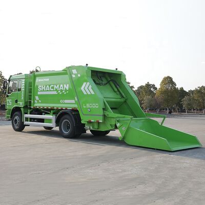 comprar Compacto Compactor de basura Camión de recarga de basura Camión de basura Sistema hidráulico Contenedor Camión de basura online manufacture