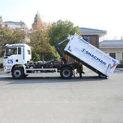 comprar Camiones compactadores de basura de 14 cbm con contenedor desmontable 4X2 online manufacture