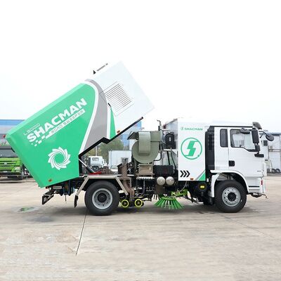 Buy Euro2 Road Cleaning Truck Multifunctional Full Closed Street Sweeper Truck online manufacture