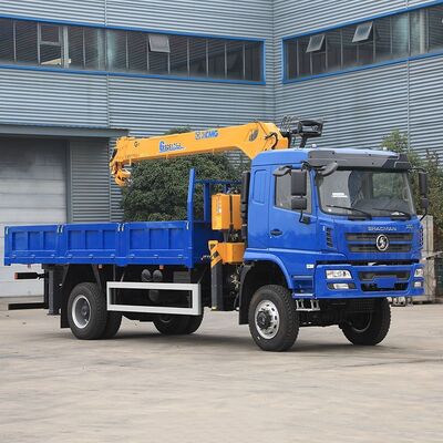 주문 SHACMAN 4단 직선 붐 트럭 4x2 트럭 크레인 7톤 360° 전체 회전 online manufacture