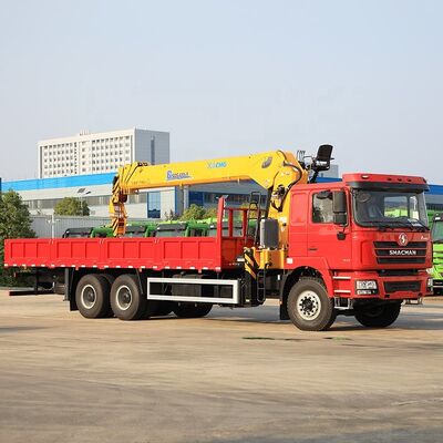 acheter 16 tonnes 4 section camion à poutre droite Shacman camion monté grue avec double étage avant jambe online manufacture