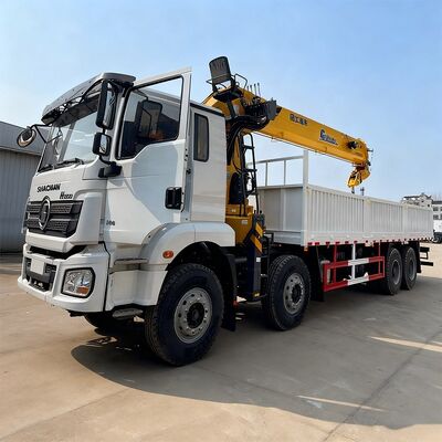 Buy 380hp 16 Ton Truck Mounted Crane GSQS300-4 4 Section Crane with Telescoping Boom online manufacture