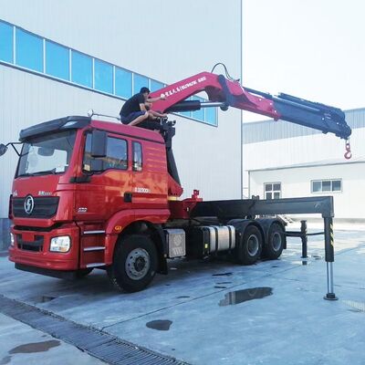 Buy 4X2 6X4 8X4 Hydraulic Folding Boom Truck Crane 340HP 380HP 400HP Knuckle Boom Crane online manufacture