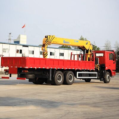 Buy Manual Transmission Straight Boom Truck 16 Ton Truck Mounted Crane 9000x2450x800mm online manufacture