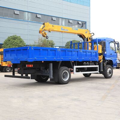 kaufen 7T Lkw mit Kran Lkw-montierte Kran Teleskoparm Hydraulik Knuckle Boom Lkw-montierte Kran online manufacture