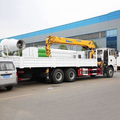 kaufen Shacman 10 Ton 12 Ton 14 Ton Teleskopkran LKW-montierter Kran 4-teiliger Ausleger Kran LKW Schwerlast-LKW-Kran online manufacture