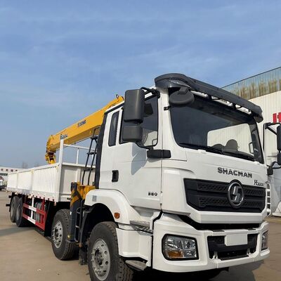 Купить OEM ODM H3000 8x4 16T Гидравлический крановый манипулятор SHACMAN Самосвал с краном online manufacture