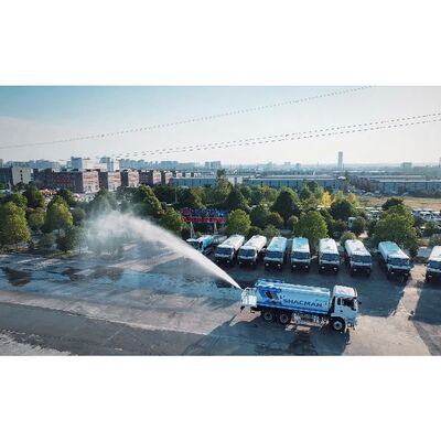 comprar Caminhão Tanque Borrifador de Água Shacman para Limpeza de Ruas com Canhão de Névoa Eletrônico online manufacture
