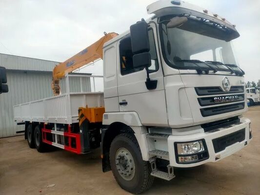 Buy Shacman Hydraulic Pulling Flatbed Truck-Mounted Crane 12t 20 T for Saleengine Brand Weichai online manufacture