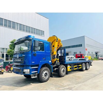 Купить Складывающийся прямой рукой Knuckle Boom Truck Mounted Crane Shacman F3000 6x4 380 л.с. двигатель online manufacture