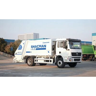 Buy Diesel Small Trash Compactor Truck Garbage Rubbish Waste Gathering Compressing Clean Vehicle online manufacture