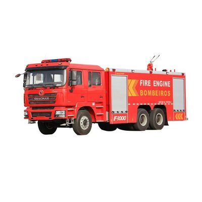 comprar Camión de rescate contra incendios Shacman con cañón de agua eléctrico inteligente controlado a distancia online manufacture