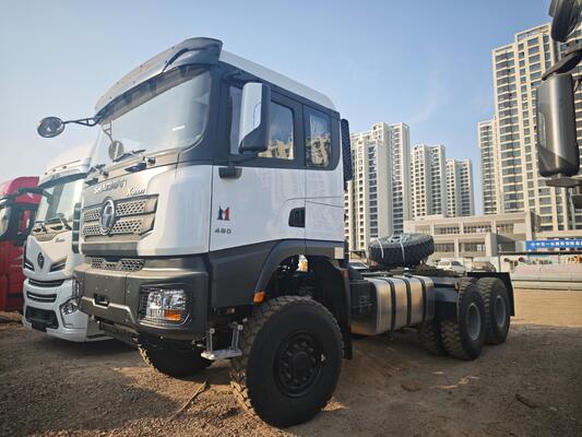 買う SHACMAN X3000 6×6 トラクターヘッド SX42585T385 拡張フラットキャブ 4 点エアサスペンション原動機 online manufacture