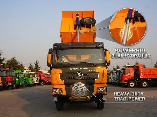 buy SHACMAN X3000 6x4 Dump Truck 380HP Diesel Tipper Heavy Load Sand Stone Transport online manufacture