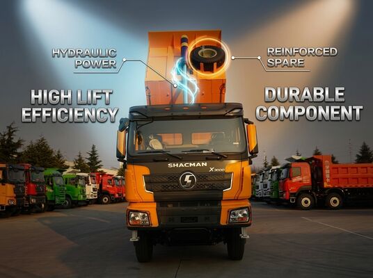 Αγορά SHACMAN X3000 6x4 Construction Dump Tipper Truck 380HP Diesel Hydraulic Lifting Dump Body online manufacture