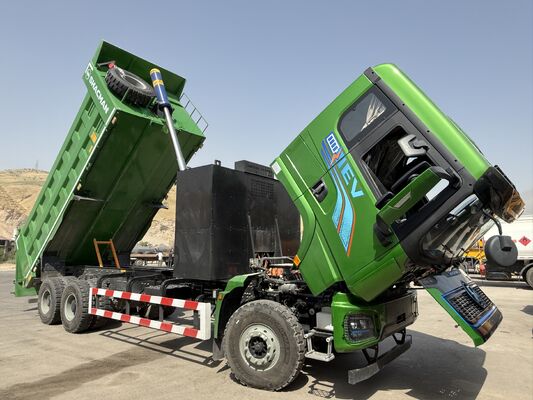 구입하다 Shacman X5000e 6x4 전기 덤프트럭 30-40톤 적재량 400kWh CATL 배터리 U형 덤프 online manufacture