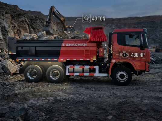 buy SHACMAN X3000 6X4 Heavy Duty Dump Truck 430HP Rock Body 40 Ton Mining Tipper online manufacture