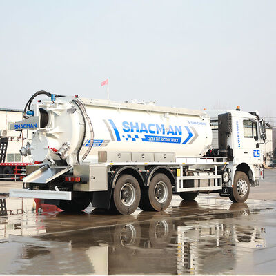 buy SHACMAN F3000 6x4 Vacuum Sewage Suction Truck 15000L Septic Desludging Tanker Weichai 340HP for Municipal Sewer Cleaning online manufacture
