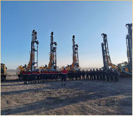 buy JK1300 Mud Rotary Geothermal Borehole Drilling Rig 300m Depth 105-350mm Hole With BW850 Pump online manufacture