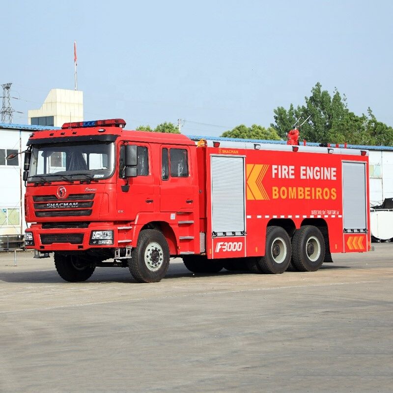 70m 대포 및 12000L 탱크가 장착된 SHACMAN F3000 폼 소방차